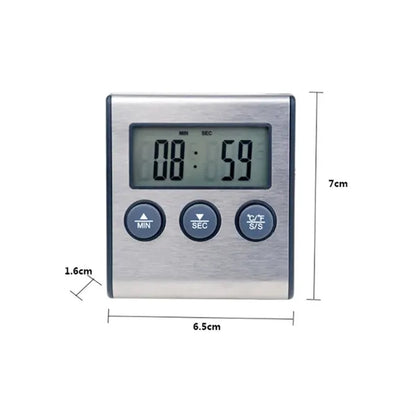 Digital Cooking Thermometer with Stainless Steel Probe
