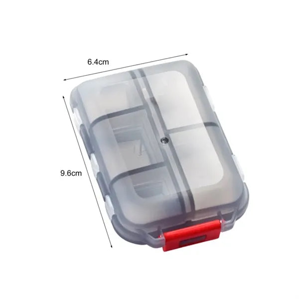 Waterproof Portable Pill Organizer with Secure Lock