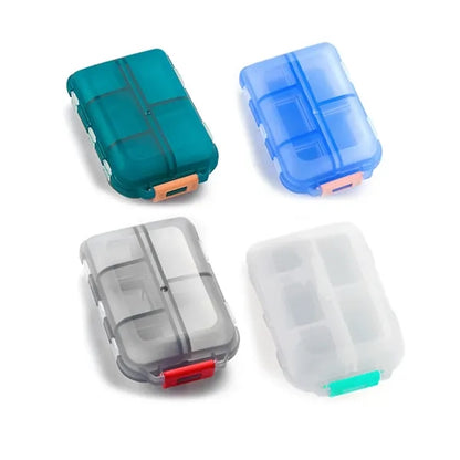 Waterproof Portable Pill Organizer with Secure Lock