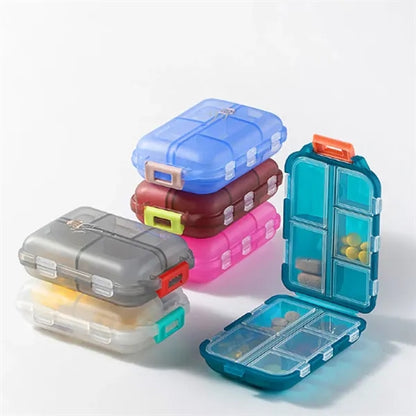 Waterproof Portable Pill Organizer with Secure Lock