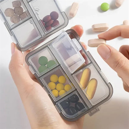 Waterproof Portable Pill Organizer with Secure Lock