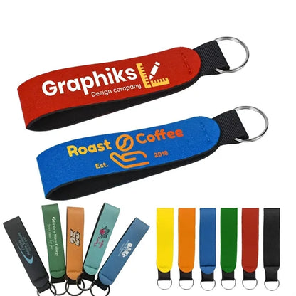Neoprene Floating Wrist Keychain