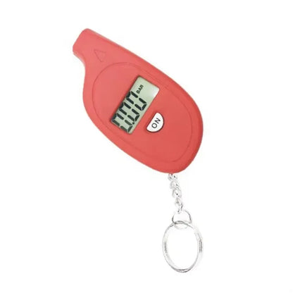 Mini Digital Tire Pressure Gauge With Keychain