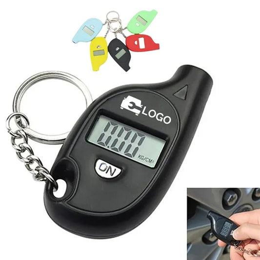 Mini Digital Tire Pressure Gauge With Keychain
