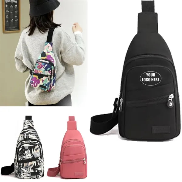 Crossbody Sling Backpack Chest Bag For Hiking
