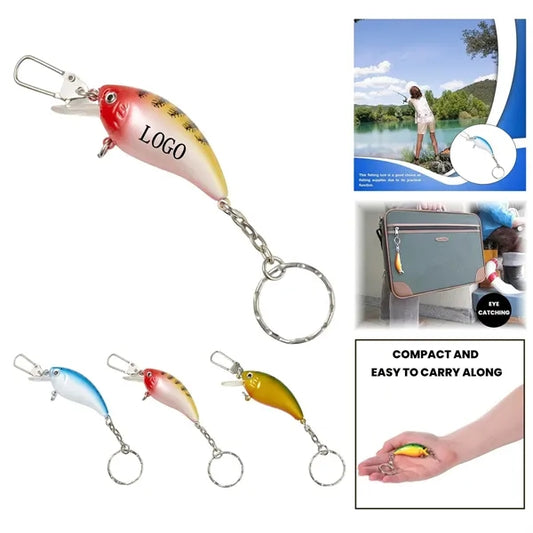 Fishing Lure Keychain w/Clasp