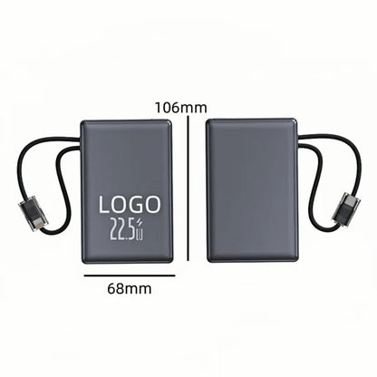 20000mAh Portable Fast Charging Power Bank with Dual Built I