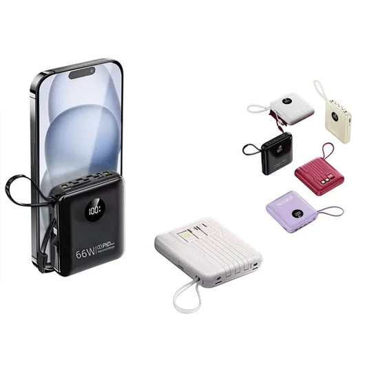 20000mAh 4in1 Fast Charging Power Bank With LED Flashlight