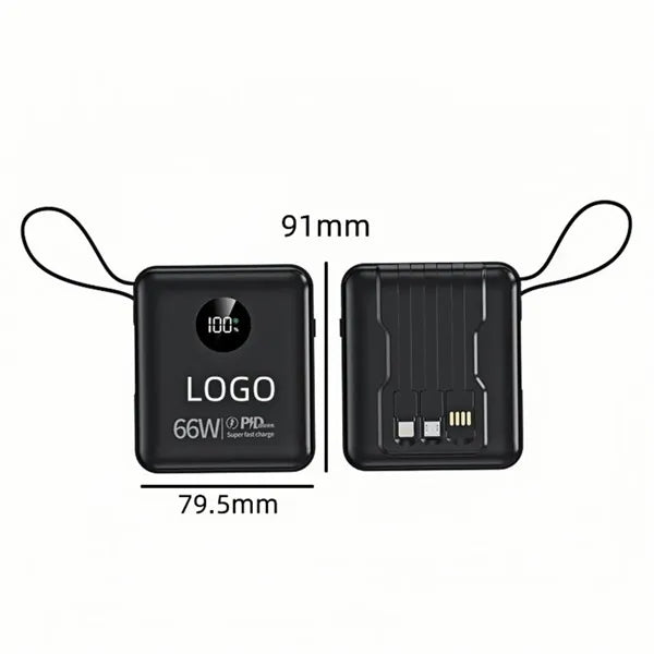 20000mAh 4in1 Fast Charging Power Bank With LED Flashlight