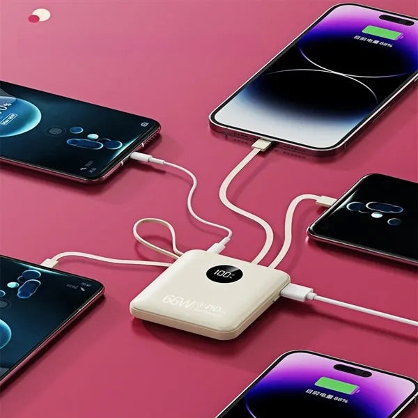 20000mAh 4in1 Fast Charging Power Bank With LED Flashlight