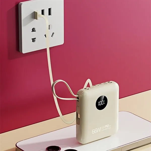 20000mAh 4in1 Fast Charging Power Bank With LED Flashlight