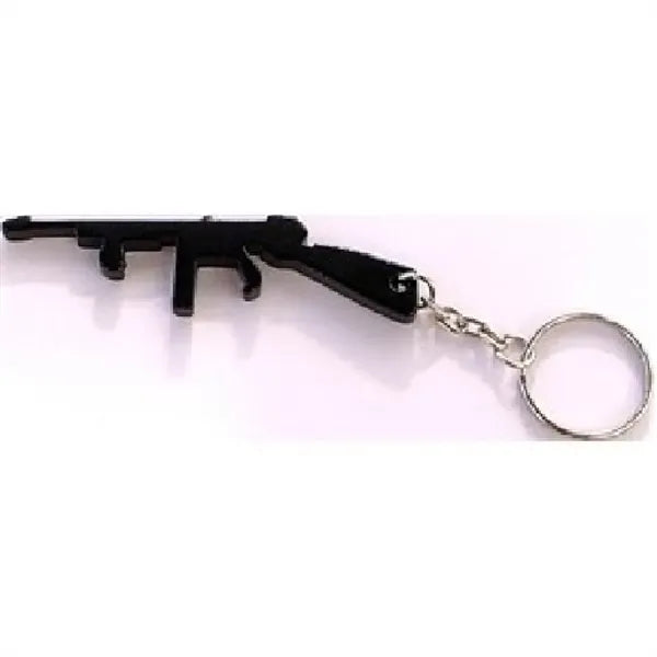 Rifle Shape Bottle Opener w/Key Chain