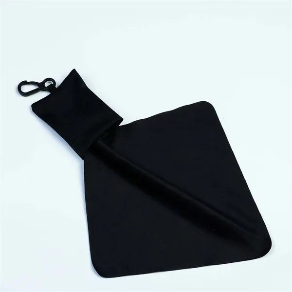 Eyeglasses Cleaning Microfiber Cloth Keychain Pouch