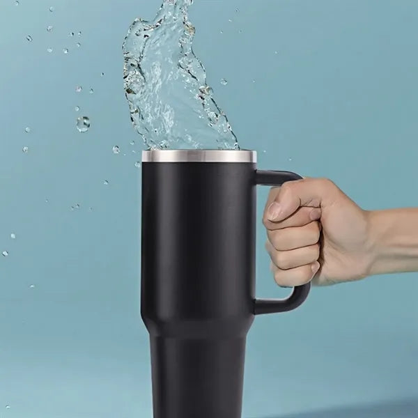 40Oz Stainless Steel Vacuum Insulated Tumbler With Handle An