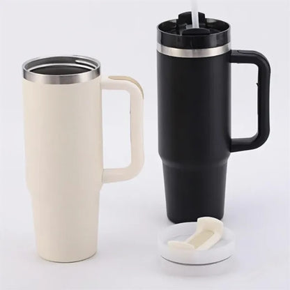 40Oz Stainless Steel Vacuum Insulated Tumbler With Handle An