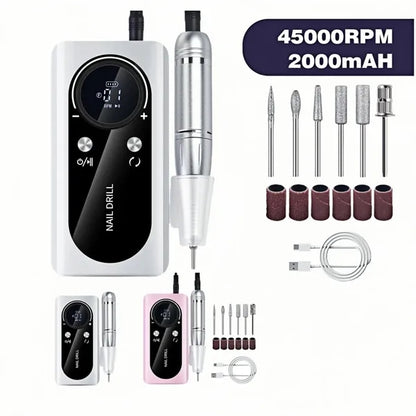 Professional Electric Nail Drill Machine For Acrylic Gel Nai