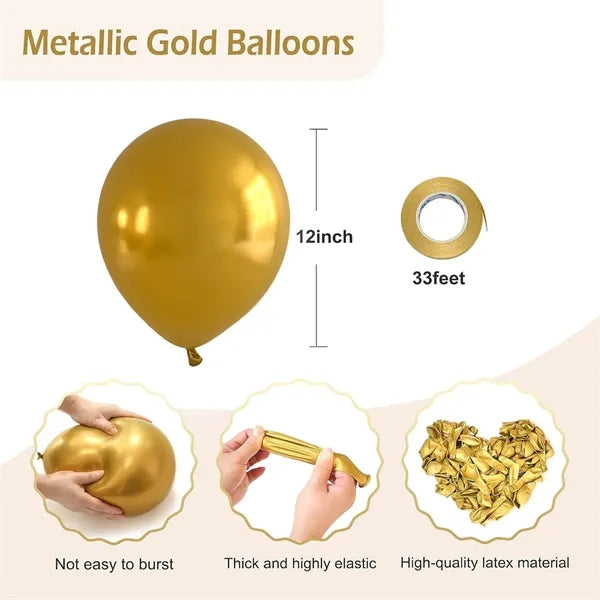12Inch Metallic Balloon Birthday Party Decoration