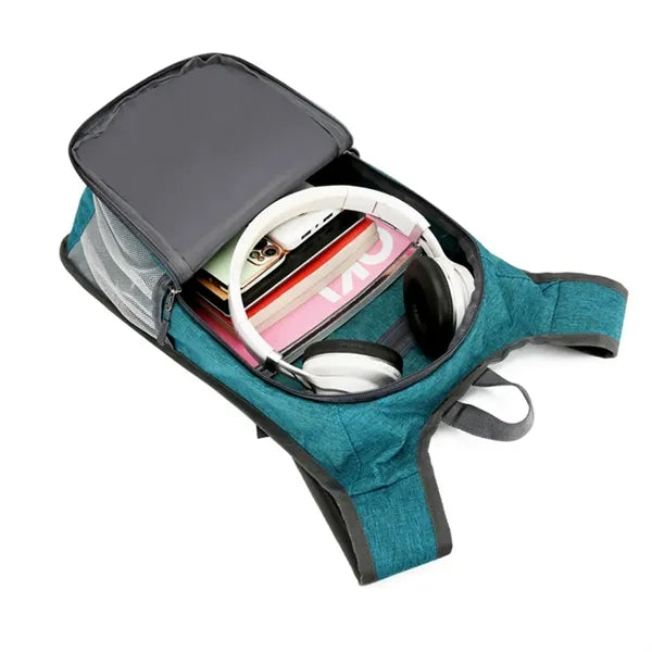 Lightweight Foldable Travel Backpack W/ Zipper Side Pocket
