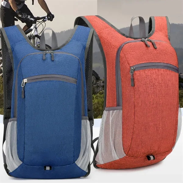 Lightweight Foldable Travel Backpack W/ Zipper Side Pocket
