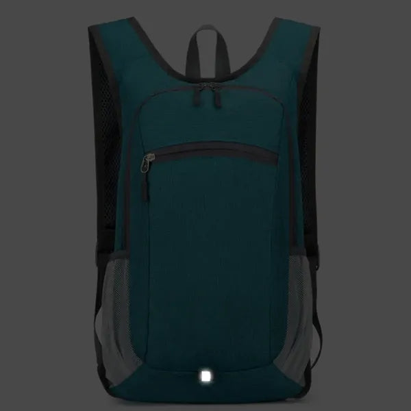 Lightweight Foldable Travel Backpack W/ Zipper Side Pocket