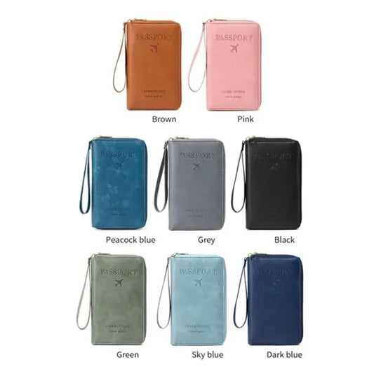 PU RFID Passport Holder