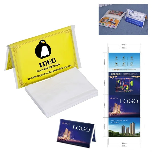 Wallet-Style Advertising Paper Napkin