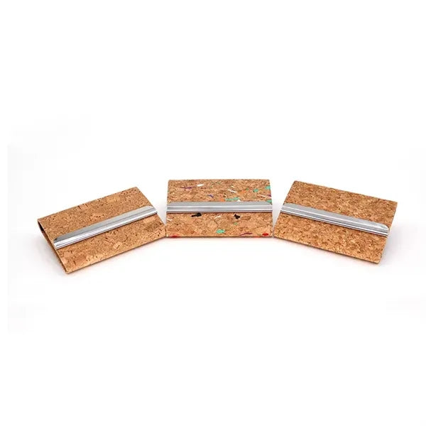 Cork-Textured Business Card Holder