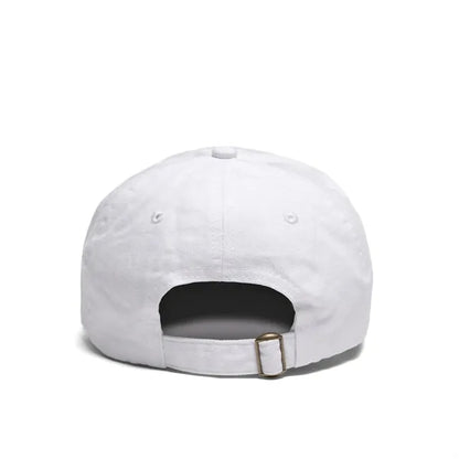Buckle Strap Denim Cotton Baseball Cap