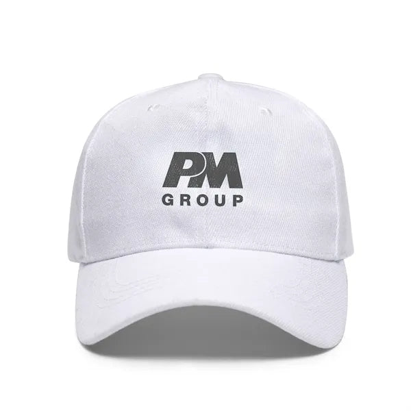 Promo Poly-Cotton 6 Panel Velcro Strap Baseball Cap
