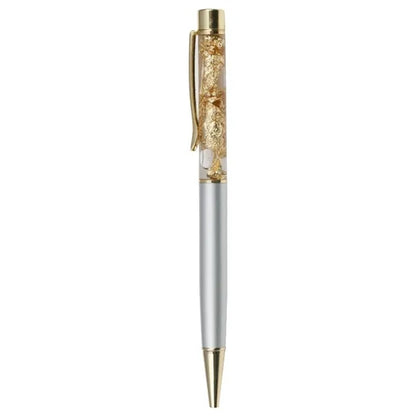 Metal Crystal Gold Leaf Pen