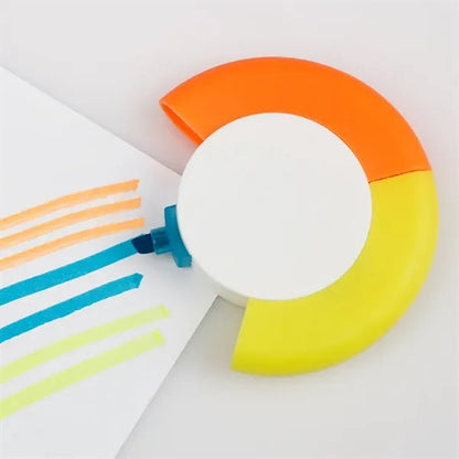 3-Color Round Highlighter