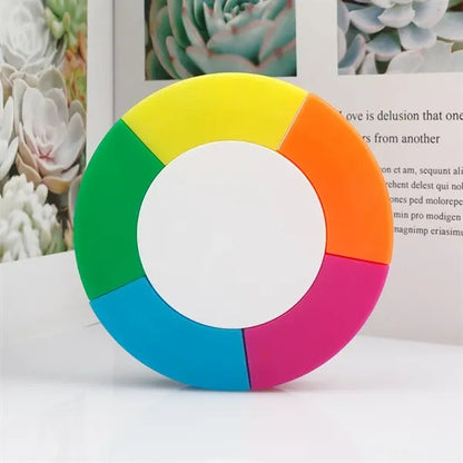 5-Color Round Highlighter