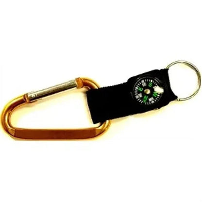 Large Size 7 Cm Carabiner with Compass
