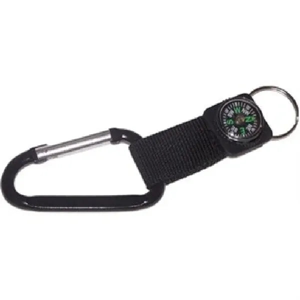 Large Size 7 Cm Carabiner with Compass