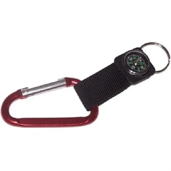 Large Size 7 Cm Carabiner with Compass