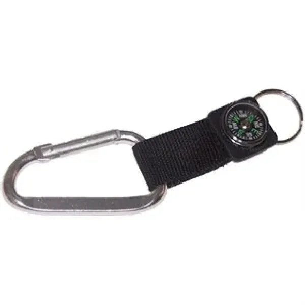 Large Size 7 Cm Carabiner with Compass