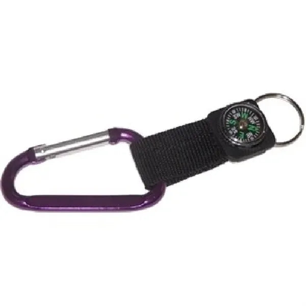 Large Size 7 Cm Carabiner with Compass