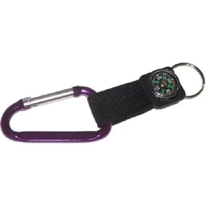 Large Size 7 Cm Carabiner with Compass
