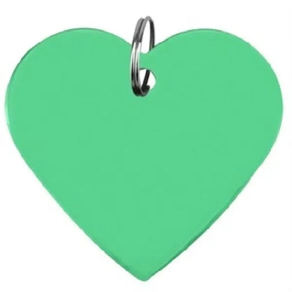 Heart Shaped Aluminum Key Holder & Dog Tag