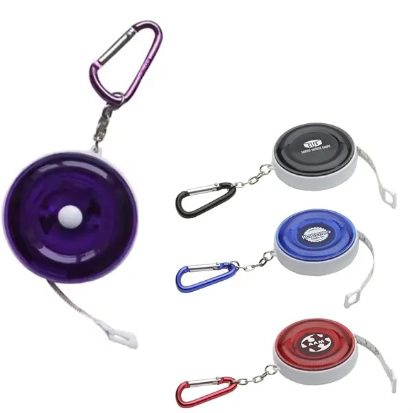 Round Carabiner Tape Measure