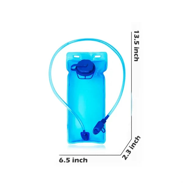 2L Leakproof Hydration Bladder W/ Bite Valve Hiking Cycling