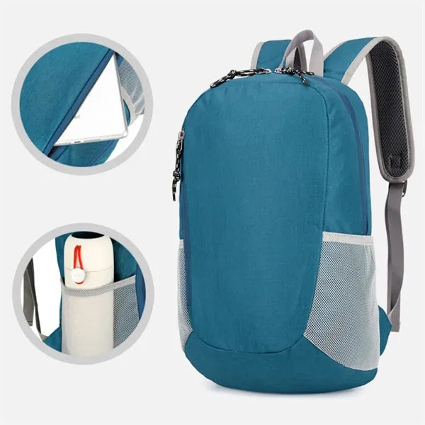 Lightweight Large Capacity Travel Backpack W/ Side Pockets