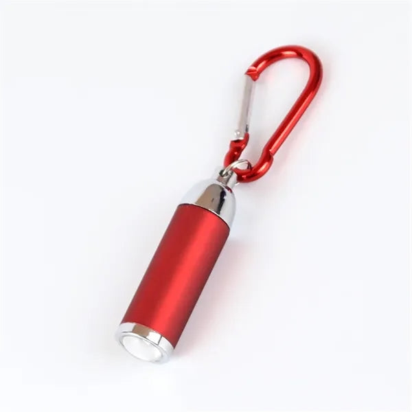 Aluminum Telescopic LED Keychain w/ Carabiner