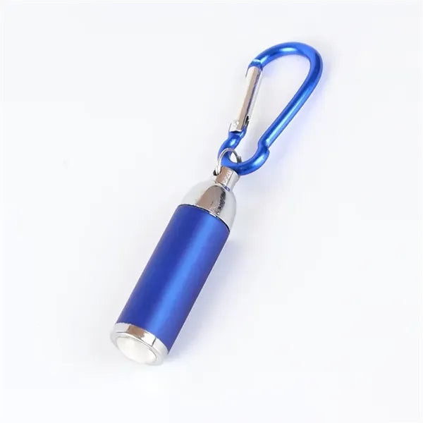 Aluminum Telescopic LED Keychain w/ Carabiner