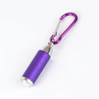 Aluminum Telescopic LED Keychain w/ Carabiner