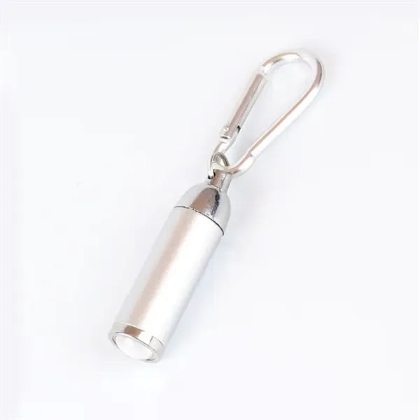 Aluminum Telescopic LED Keychain w/ Carabiner