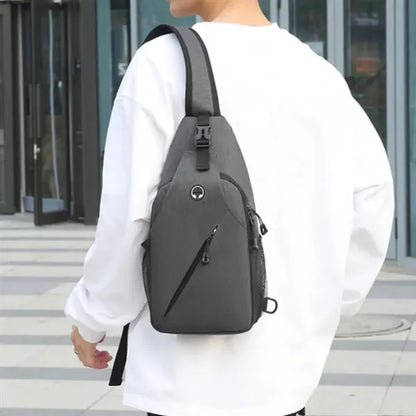 Lightweight Crossbody Sling Bag W/ Headphone Jack