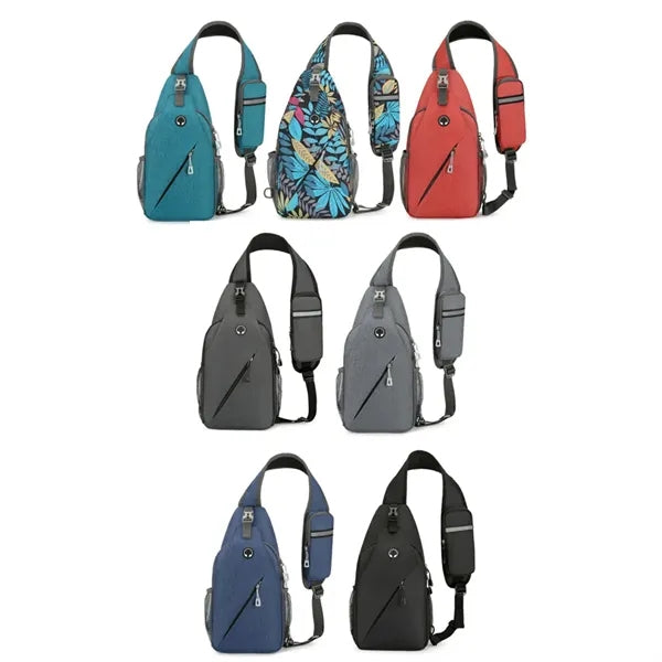 Lightweight Crossbody Sling Bag W/ Headphone Jack