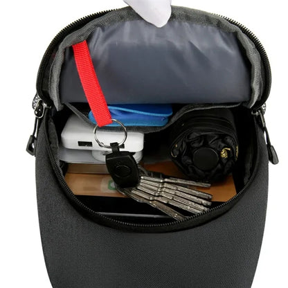 Lightweight Crossbody Sling Bag W/ Headphone Jack