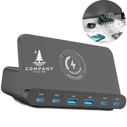 6 Ports Wireless Charger Station